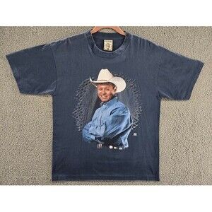 Vintage Neal McCoy Shirt Mens Large 90s Country Music 1998 Alore Single Stitch